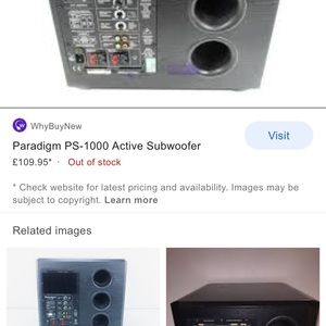 Paradigm PS 1000 Active Subwoofer